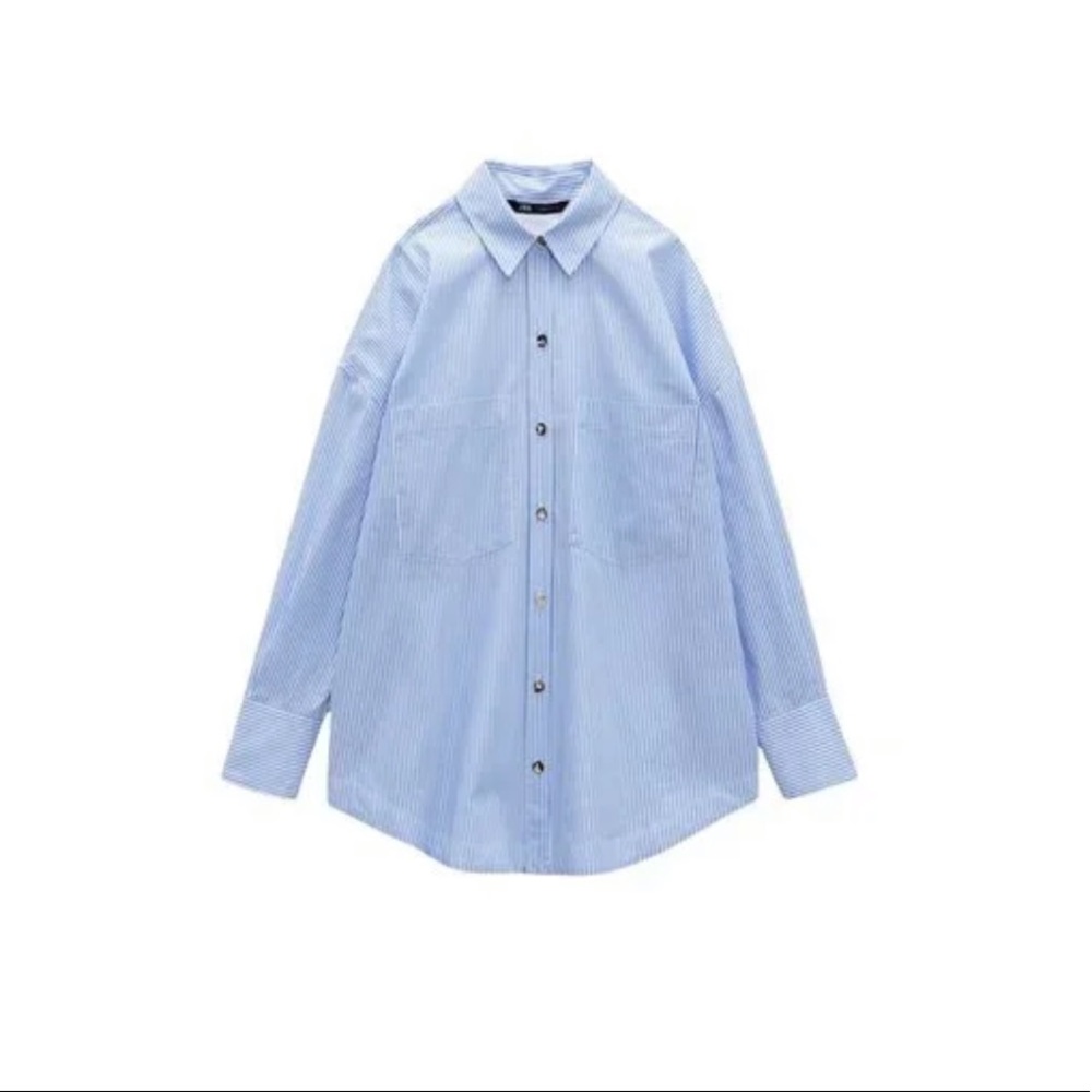Zara Striped Shirt Special Edition L NWT